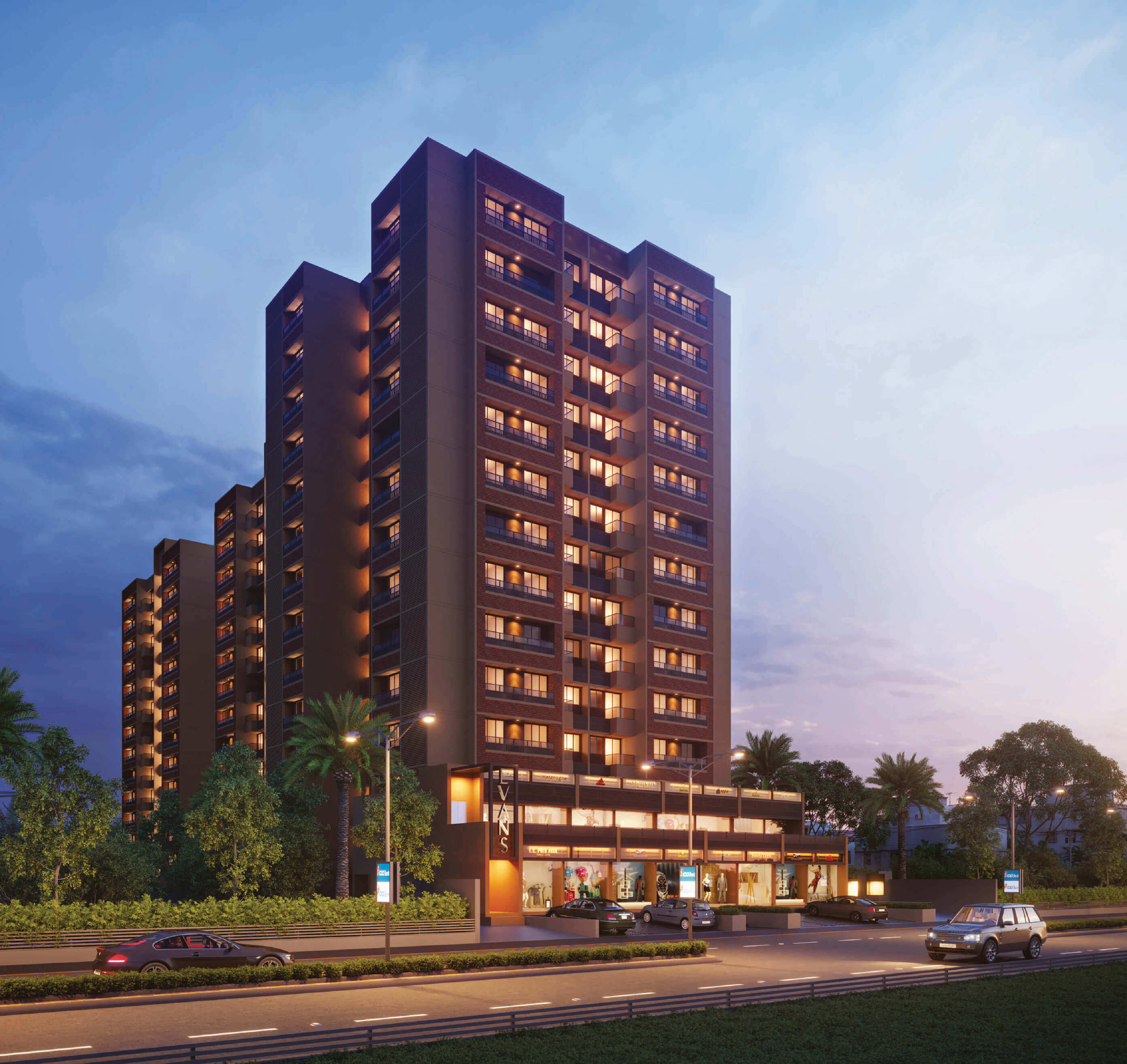 2-3 BHK Residential Apartment of SPG Evans at South Bopal