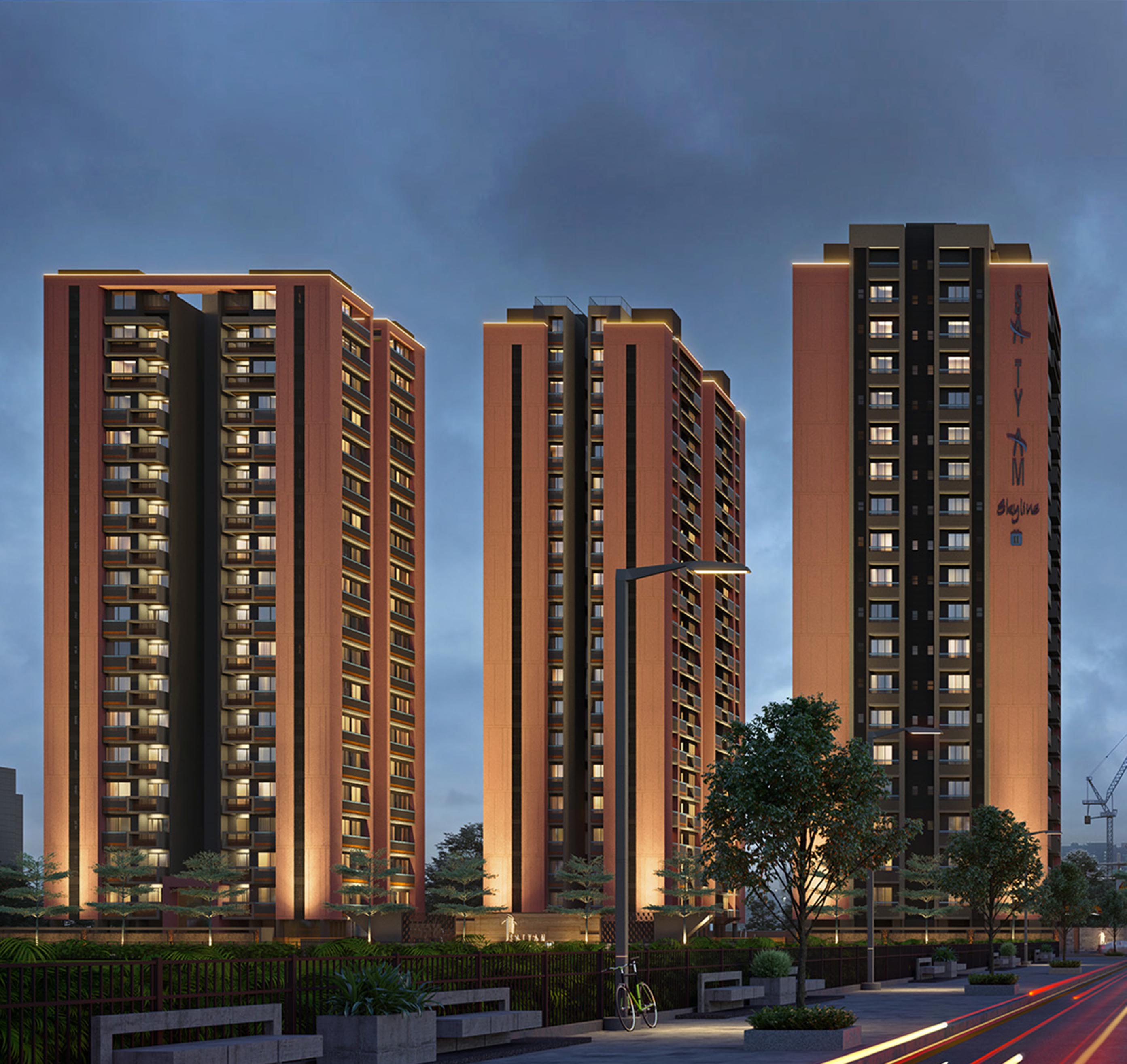 2-3 BHK Residential Apartment of SPG Evans at South Bopal