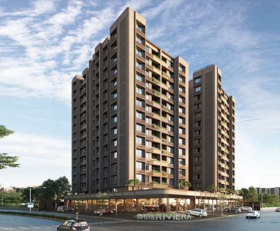 Side Front view of Swastik Riviera at Zundal